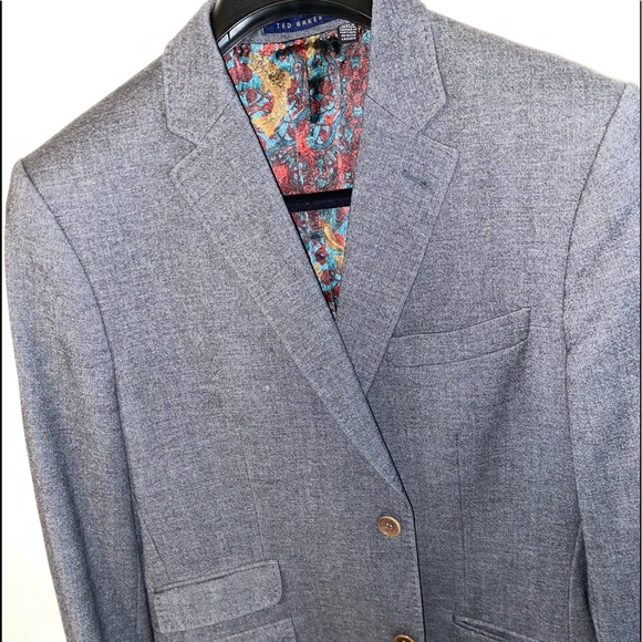 Ted baker wool blazer - slim fit size 42